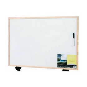 Quartet whiteboard economy pine frame 450 x 600mm #BWB6040