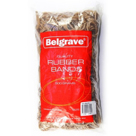 Rubber bands size 12 500gm bag #B12B