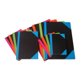 Cumberland notebook A5 192 page bright coloured corners #C3004