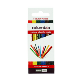 Columbia coloured pencils half size 20 packs of 6 #C620006ASS