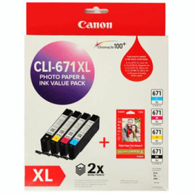 Canon 671xl inkjet cartridge high yield value pack #CCLI671XLVP
