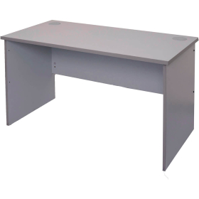 Rapid vibe open desk 1500 x 750 x 730mm grey #RLCDK1575G