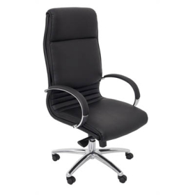 Rapidline executive chair high back pu black #RLCL820BPU