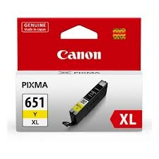 Canon cli651xl inkjet cartridge high yield yellow #CLI651XLY