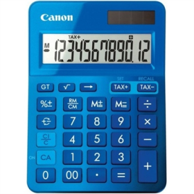 Canon ls-123m calculator dual power 12 digit metalic blue #CLS123KBL