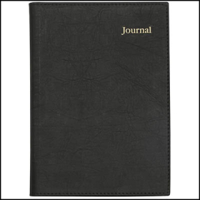 Collins vanessa pvc journal notebook A5 200 page black #CNB285