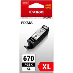 Canon pgi670xl inkjet cartridge high yield black #CPGI670XLB