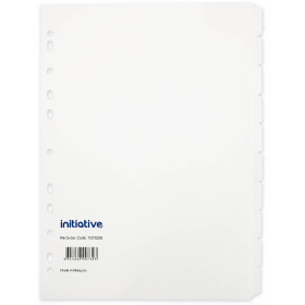 Initiative divider manilla A4 10 tab white #I7071226