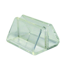 Deflecto ticket card holder triangle 50 x 45 x 50 clear #D2250