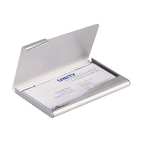 Durable aluminium business card box #D2415