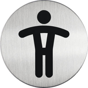 Durable pictogram sign WC Mens #D4905/23