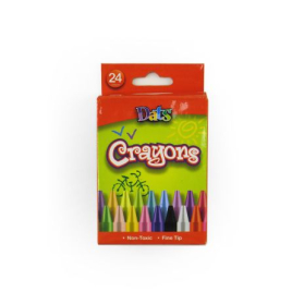Dats crayons assorted colours pack 24 #D6337