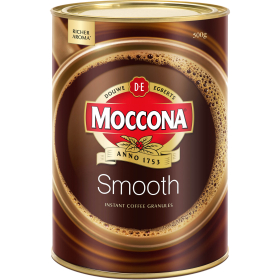 Moccona smooth granulated coffee 500g can #MS500