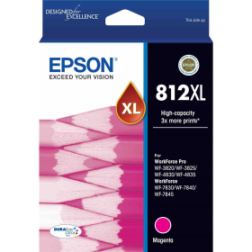 Epson 812 inkjet cartridge high yield magenta #E812XLM