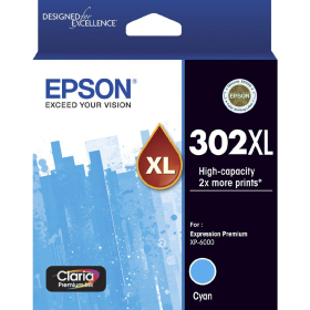 Epson 302xl inkjet cartridge high yield cyan #E302XLC