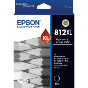 Epson 812 inkjet cartridge high yield black #E812XLB