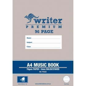 Music book A4 96 page #MUA496