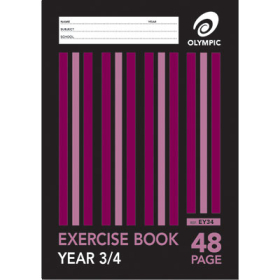Olympic exercise book A4 48 page year 3/4 #EBA434