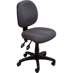 Rapidline operator chair medium back 2 lever adk charcoal #RLEC070BMADK