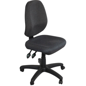 Rapidline ergonomic typist chair high back seat/back tilt adk charcoal #RLEG100CHADK