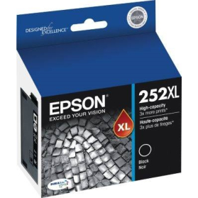 Epson 252xl inkjet cartridge high yield black #ET252XLB