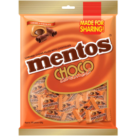 Mentos choc/caramel pillow pack individually wrapped 420gm #MPPC