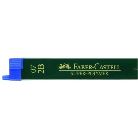 Faber pencil leads 0.7mm tube 12 2B #FC72B