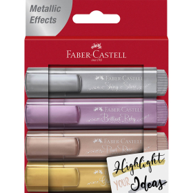 Faber castel highlighters metallic wallet 4 #FCHMW4