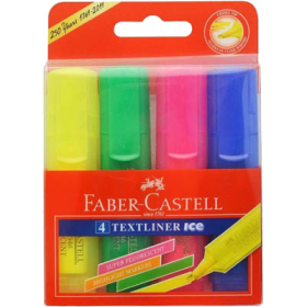 Faber castell highlighters ice barrel wallet 4 #FCIHW4