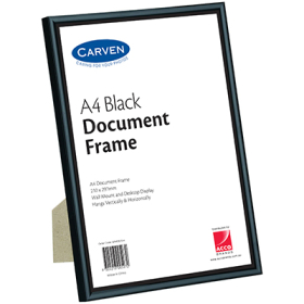 Carven document frame A4 black #FRAMEA4
