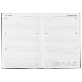 Luxe corporate appointment casebound diary A4 week to view 1 hour #FS47CF