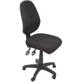 Rapidline ergonomic typist chair high back seat/back tilt black #RLEG100CHBK