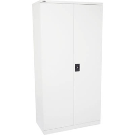 Initiative stationery cupboard 3 shelves 910 x 450 x 1830mm white china #RLGCA18INTW