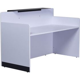 Rapid span reception counter 1800 x 800 x 1170mm natural white #RLRC1809NW