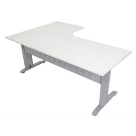 Rapid span corner desk metal modesty panel 1800 x 1500 x 700mm white #RLRSCWS18157MWW