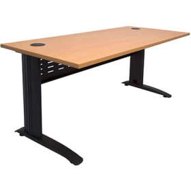 Rapid span desk metal modesty panel 1200 x 700mm beech #RLRSD127MBB