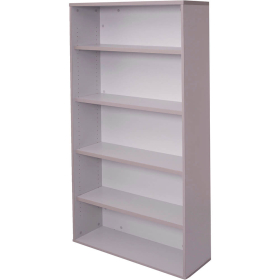 Rapid vibe bookcase 4 shelf 900 x 315 x 1800mm grey #RLSPBC18G