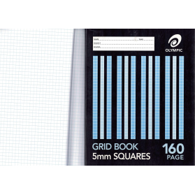 Grid book 9 x 7 5mm 160 page #GB5160