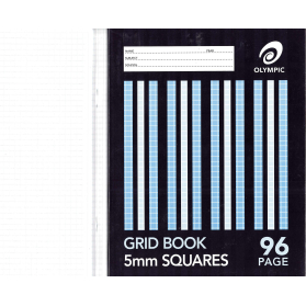Grid book 9 x 7 5mm 96 page #GB596