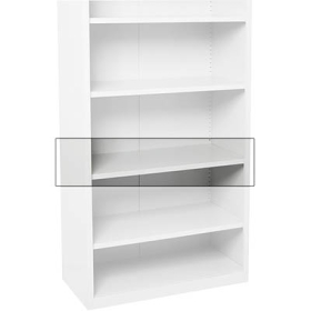 Go steel extra shelf unit 910 x 420mm white #RLGSCSHELFSG