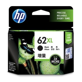 Hp 62xl inkjet cartridge high yield black #HP62XLB