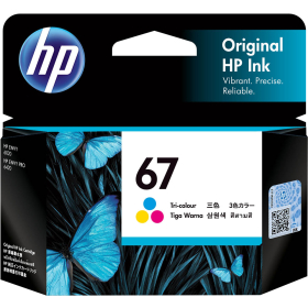 Hp 67xl inkjet cartridge high yield tri colour #HP67XLC
