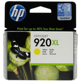 Hp 920xl inkjet cartridge high yield yellow #HP920XLY