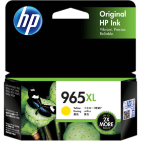 Hp 965xl inkjet cartridge high yield yellow #HP965XLY