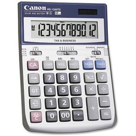 Canon hs1200ts calculator desktop dual power 12 digit #CHS1200TS