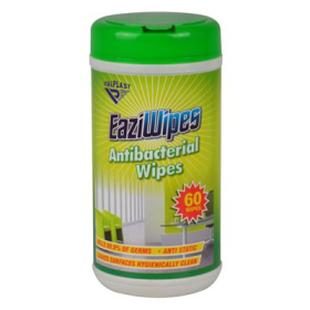Italplast eaziwipes antibacterial wipes pack 60 #I464