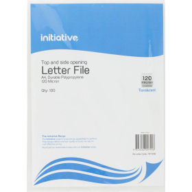 Initiative letter file clear pack 100 #I7071238