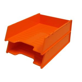 Italplast multi fit document tray A4 mandarin #IDOCTM