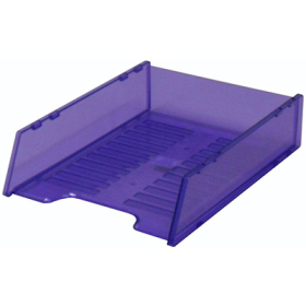 Italplast multi fit document tray A4 tinted purple #IDOCTTP