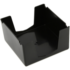 Italplast memo cube holder black #IMCB